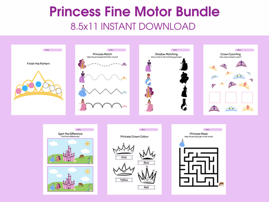 Princess Fine Motor Bundle