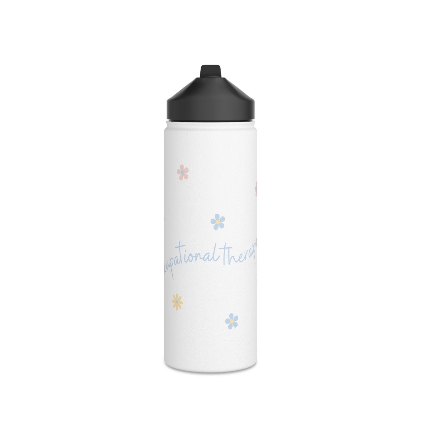 Floral Occupational Therapy Stainless Steel Water Bottle