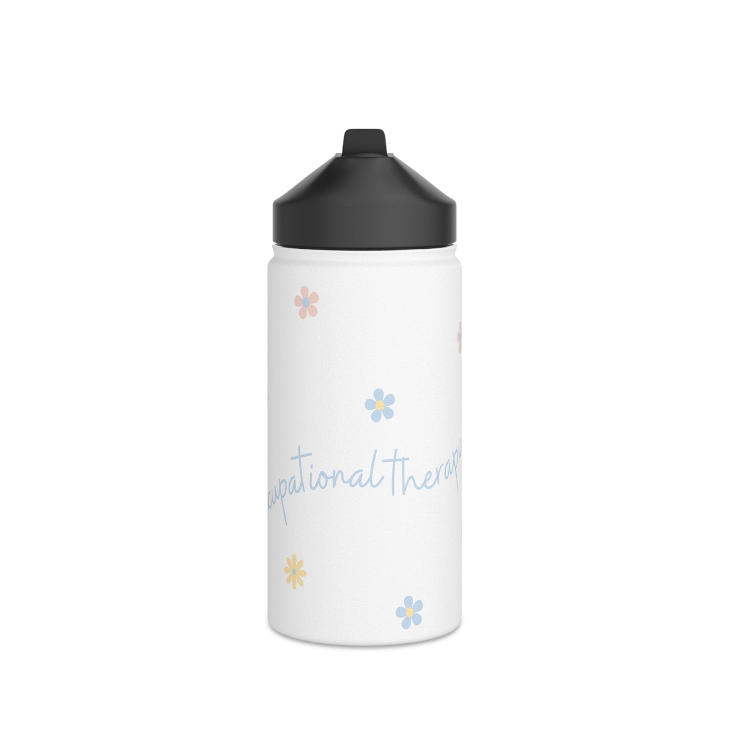 Floral Occupational Therapy Stainless Steel Water Bottle
